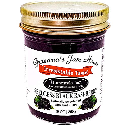 Sweet Black Raspberry Jam | Seedless | No Added Sugar | All Natu