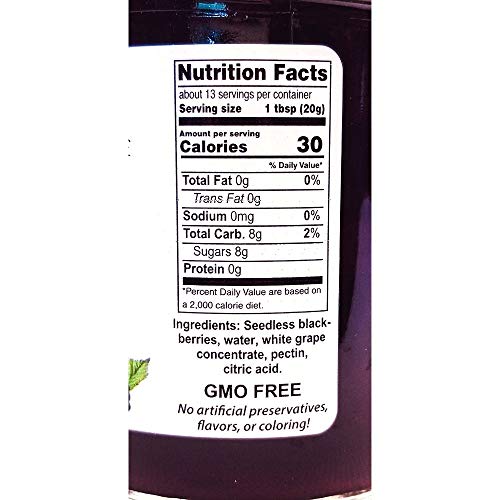 Sweet Blackberry Jam | Seedless | No Added Sugar | All Natural |