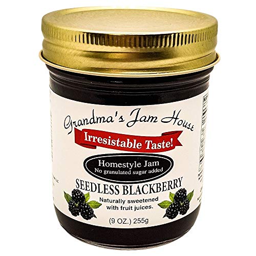 Sweet Blackberry Jam | Seedless | No Added Sugar | All Natural |