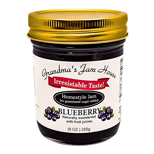 Sweet Blueberry Jam | No Added Sugar | All Natural | Homestyle F