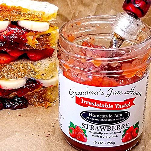 Sweet Strawberry Jam | No Added Sugar | All Natural | Homestyle