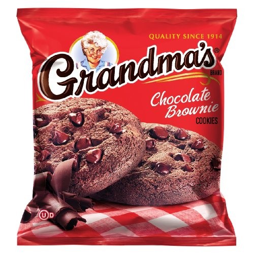 Grandmas Chocolate Brownie Cookies, 2.5 Ounce Pack Of 60