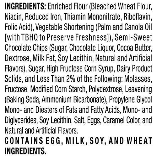 Grandmas Cookies, Chocolate Chip, 2.25Oz 10 Pack