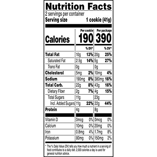 Grandmas Cookies, Peanut Butter, 2.5oz 10 Pack