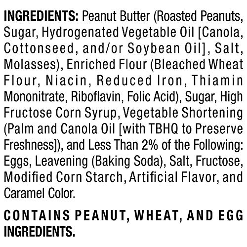 Grandmas Cookies, Peanut Butter, 2.5oz 10 Pack