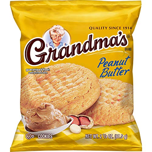 Grandmas Cookies, Peanut Butter, 2.5oz 10 Pack