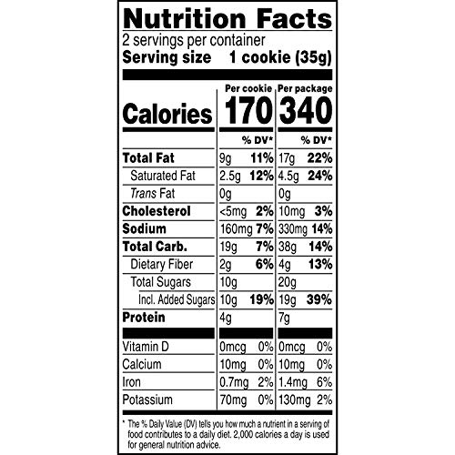 Grandmas Peanut Butter Cookies, 2.5 Ounce Pack Of 60