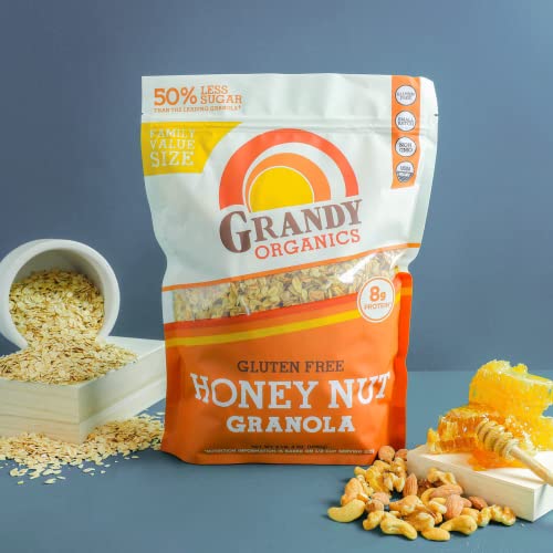 Grandy Organics Honey Nut Gluten Free Granola - Certified Organi...