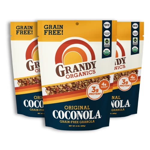 Grandy Organics Original Coconola Gluten Free Granola - Certifie...