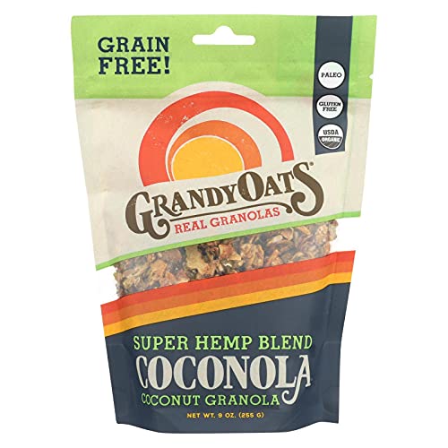 Grandy Oats, Granola Coconola Super Hemp Organic, 9 Ounce
