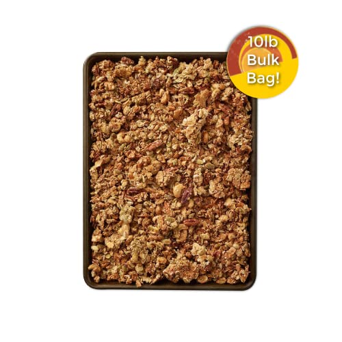 Grandy Oats Organic Granola,10lb Bulk Bag - Classic Granola with...