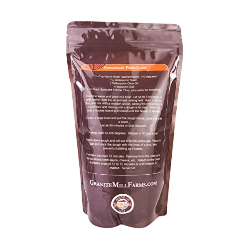 Granite Mill Farms Stone Ground Sprouted Organic Hard Red Wheat ...