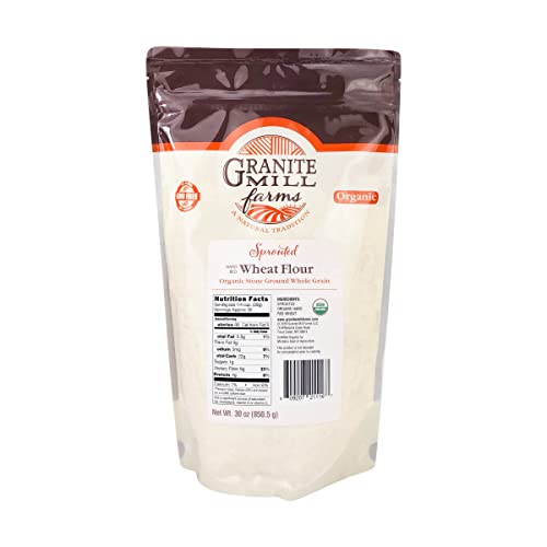 Granite Mill Farms Stone Ground Sprouted Organic Hard Red Wheat ...