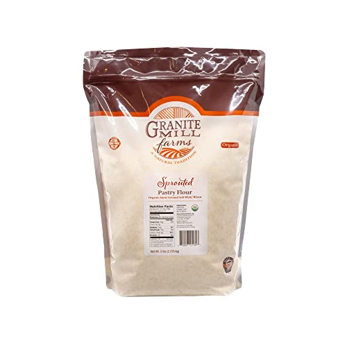 Stone Ground Sprouted Organic Pastry Flour, 5 lb