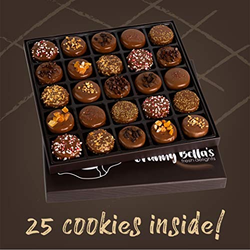 Granny Bellas Christmas Gourmet Cookies Gift Baskets, Milk Choc