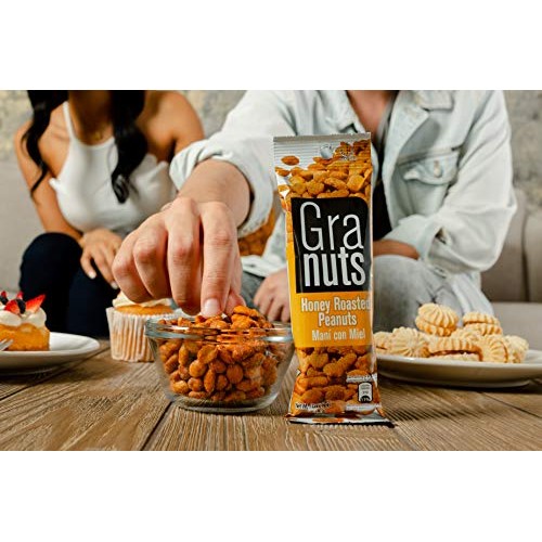Granuts Honey Roasted Peanuts | Sweet Honey Flavor | On-the-Go S...