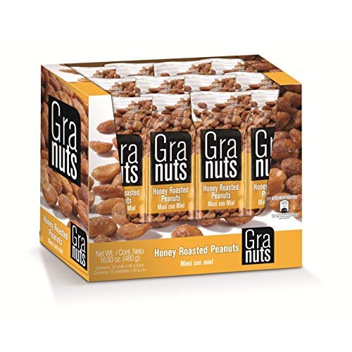 Granuts Honey Roasted Peanuts | Sweet Honey Flavor | On-the-Go S...