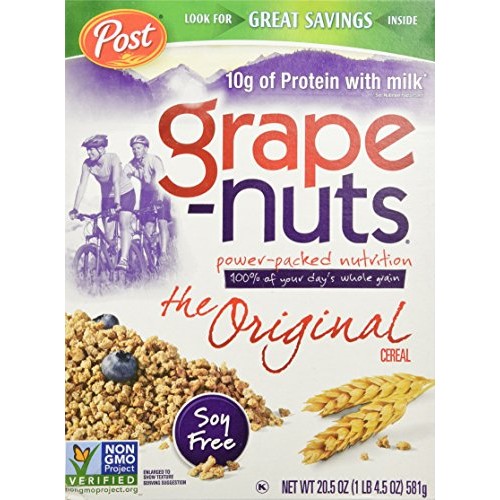Post, Breakfast Cereal, Grapes Nut, 20.5 Oz