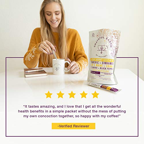 Grateful Earth: Super Brain Blend Instant Coffee - Medium Roast,