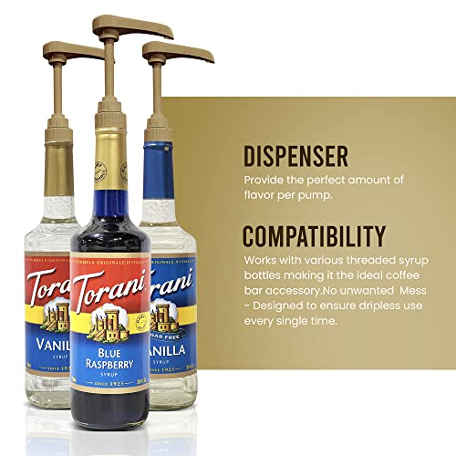 Torani Syrups 25.4Oz Bottle Cane Sugar Syrup For Coffee With Gra...