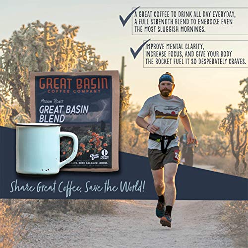 Great Basin Coffee Co. Freshly Ground Medium Roast. Gourmet Smal