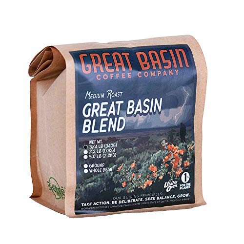 Great Basin Coffee Co. Freshly Ground Medium Roast. Gourmet Smal