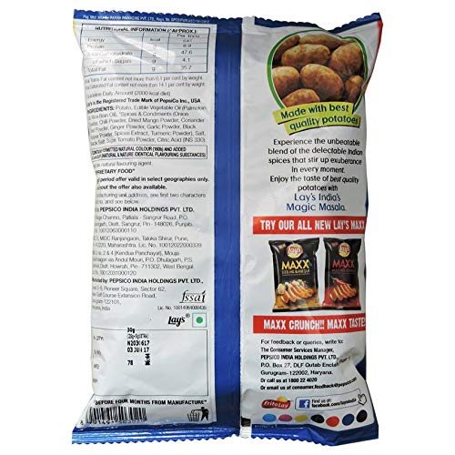 Great Bazaar Lays Indias Magic Masala, 52G 6 Pack