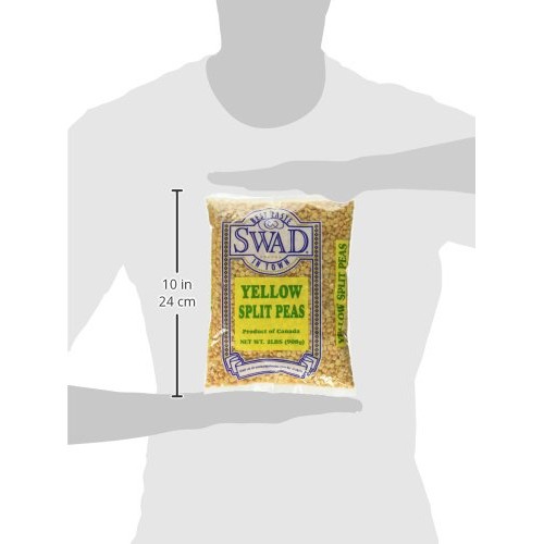 Great Bazaar Swad Split Peas, Yellow, 2 Pound
