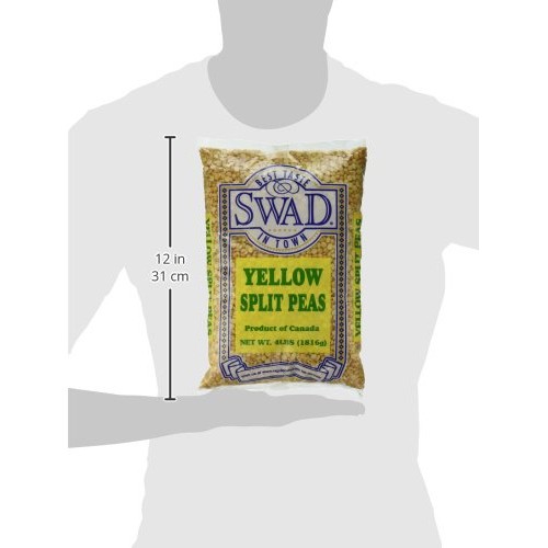 Great Bazaar Swad Split Peas, Yellow, 4 Pound