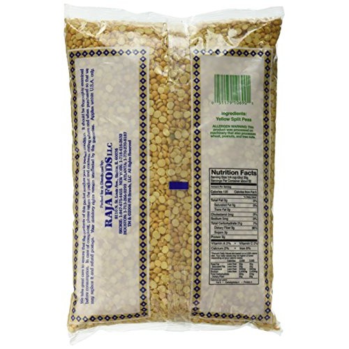 Great Bazaar Swad Split Peas, Yellow, 4 Pound