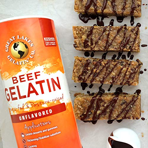 Great Lakes Unflavored Gelatin, Kosher, 16 Oz Pack Of 2