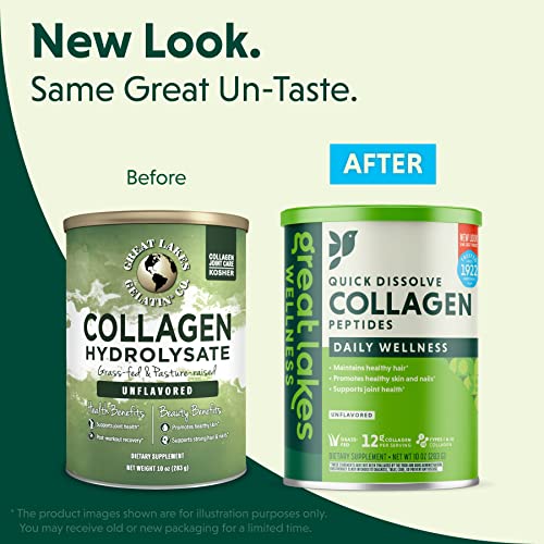 Great Lakes Gelatin, Collagen Hydrolysate, Unflavored Beef Prote