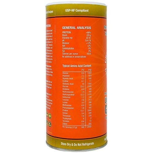 Great Lakes Gelatin, 16 Oz Cans: 1 Unflavored Kosher Beef And