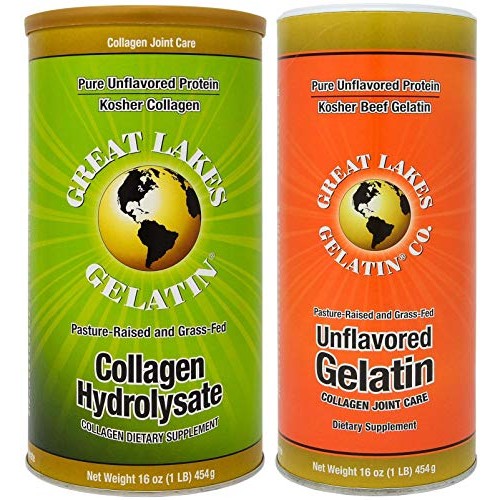 Great Lakes Gelatin, 16 Oz Cans: 1 Unflavored Kosher Beef And