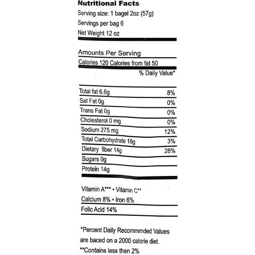 Great Low Carb Bread Co. - Multigrain Bagels - 1 Bag