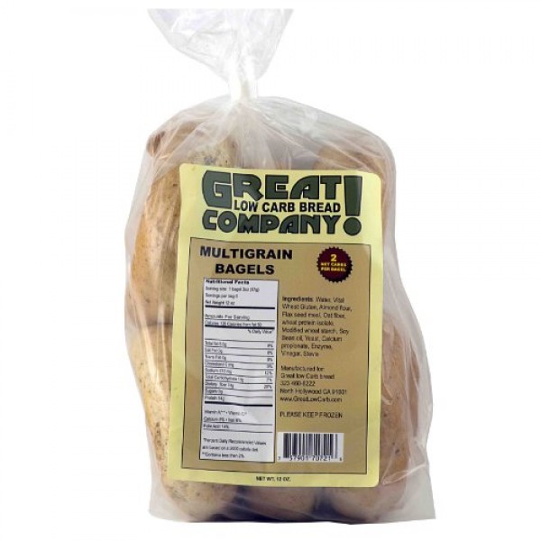 Great Low Carb Bread Co. - Multigrain Bagels - 1 Bag