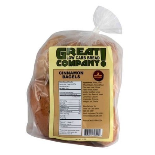Great Low Carb Bread Co. - Cinnamon Bagels - 3 Bags