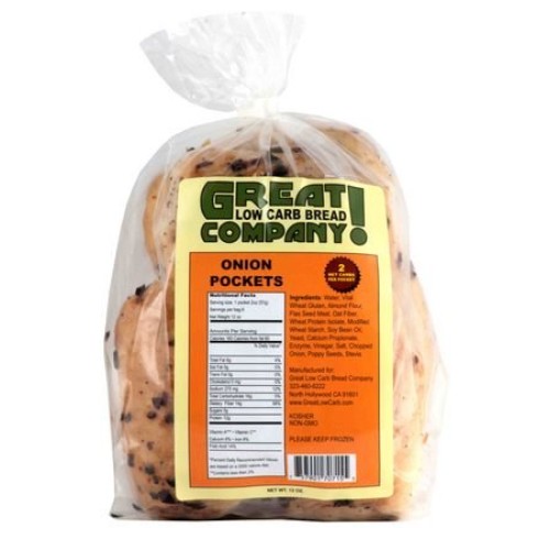 Great Low Carb Bread Co. - Onion Pockets - 3 Bags