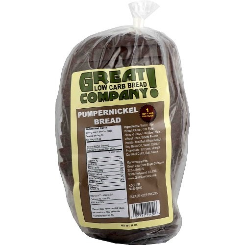 Great Low Carb Bread Co. - Pumpernickel Bread - 3 Bags