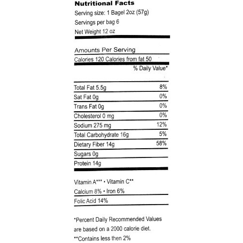 Great Low Carb Bread Co. - Sesame Bagels - 3 Bags
