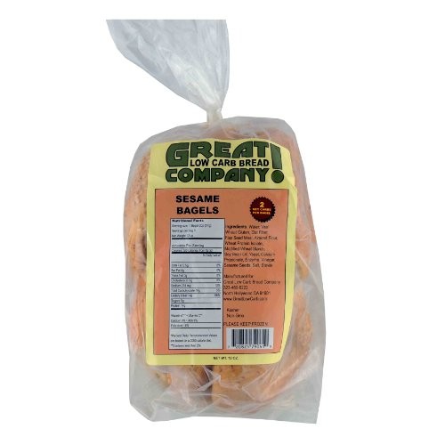 Great Low Carb Bread Co. - Sesame Bagels - 3 Bags