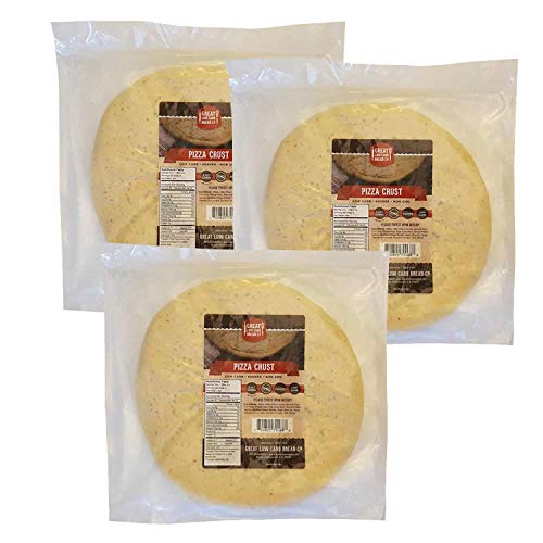 Low Carb Pizza Crust, 8 Oz., Great Low Carb Bread Company 3 Pack