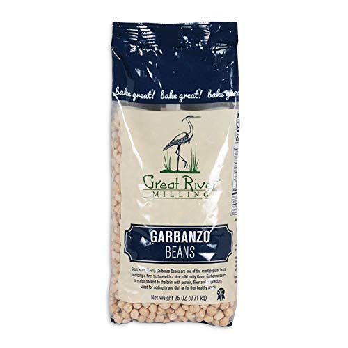 Great River Milling, Garbanzo Beans, Non-Organic, 25 Ounces Pac