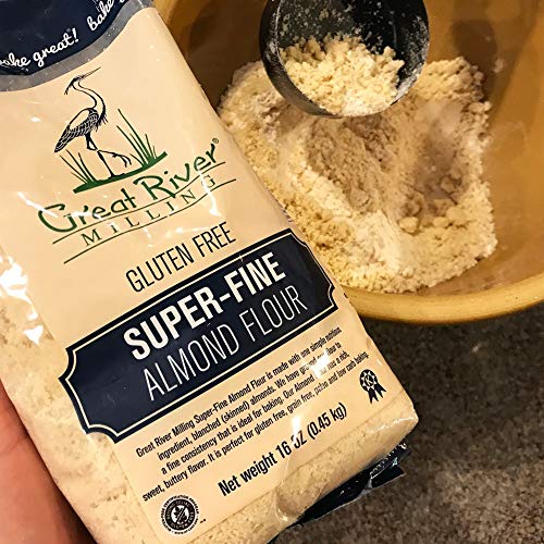 Great River Milling Super Fine Almond Flour, Non-Organic, 16 Oz