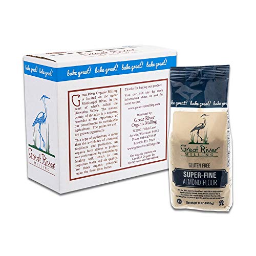 Great River Milling Super Fine Almond Flour, Non-Organic, 16 Oz