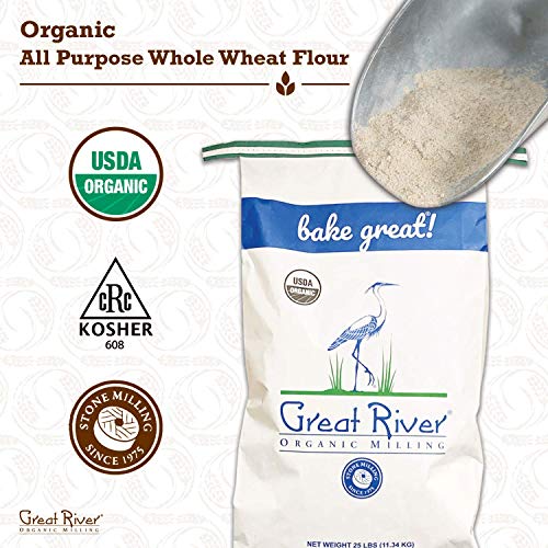 Great River Organic Milling, Bread Flour Blend, All Purpose Whol