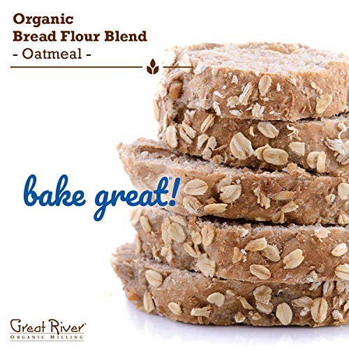 Great River Organic Milling, Bread Flour Blend, Oatmeal Blend, S