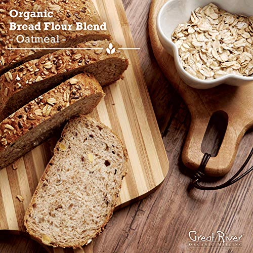 Great River Organic Milling, Bread Flour Blend, Oatmeal Blend, S