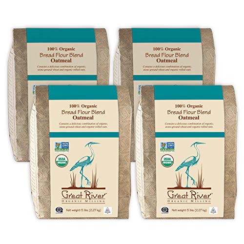 Great River Organic Milling, Bread Flour Blend, Oatmeal Blend, S