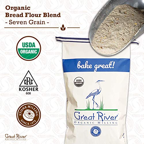 Great River Organic Milling, Bread Flour Blend, Seven Grain Blen